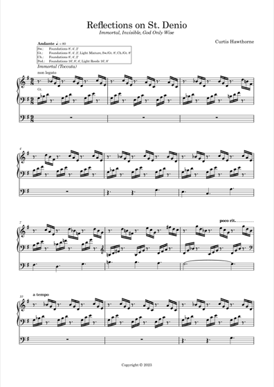 Cover art for Reflections on St. Denio